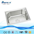 Basin rose quartz portable stainless steel sink